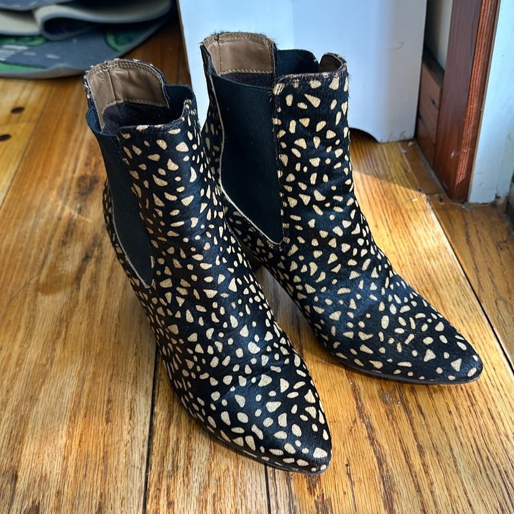 Glamorous Faux Pony Hair Boots